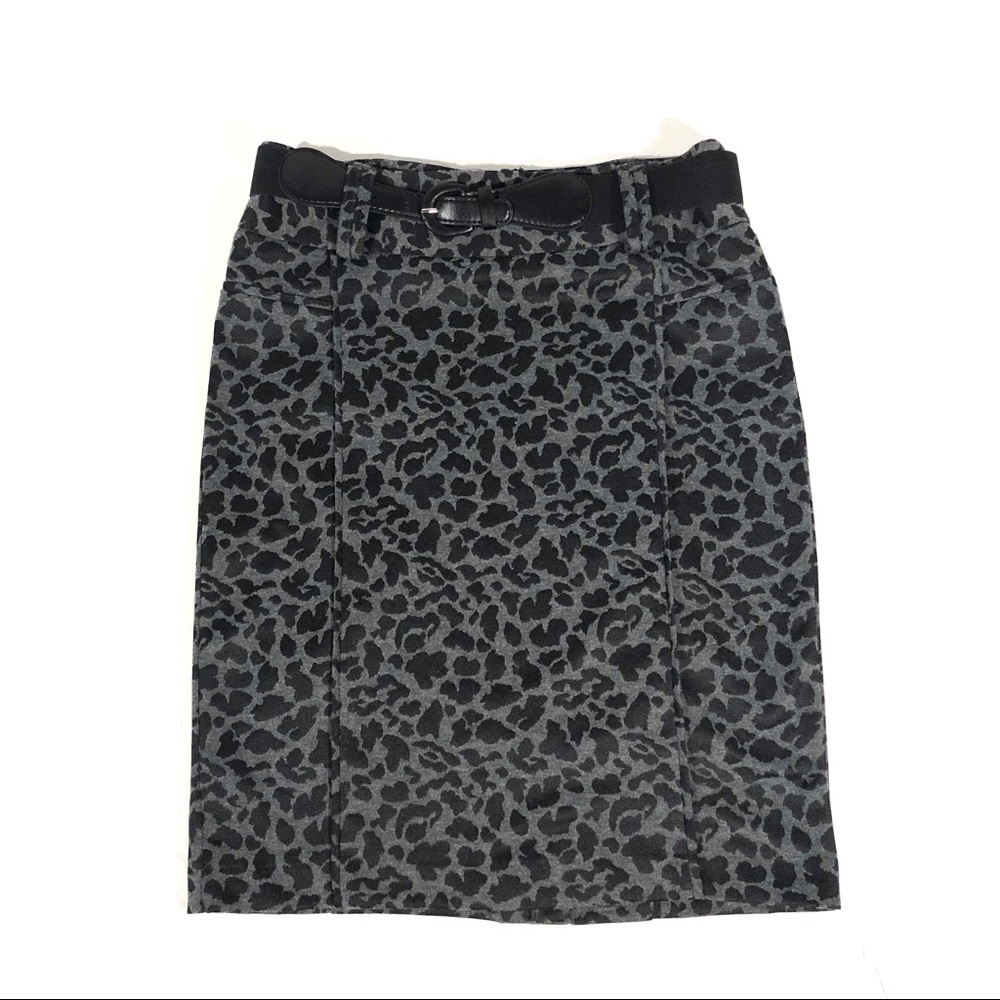 Fenn Wright Manson Animal Print Pencil Skirt